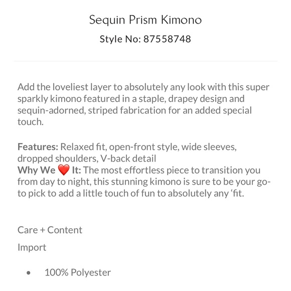 Free people sequin prism kimono - Picture 8 of 9